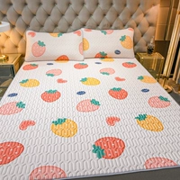 Матрас, шелковый нескользящий комплект, 3 предмета, 1.5м