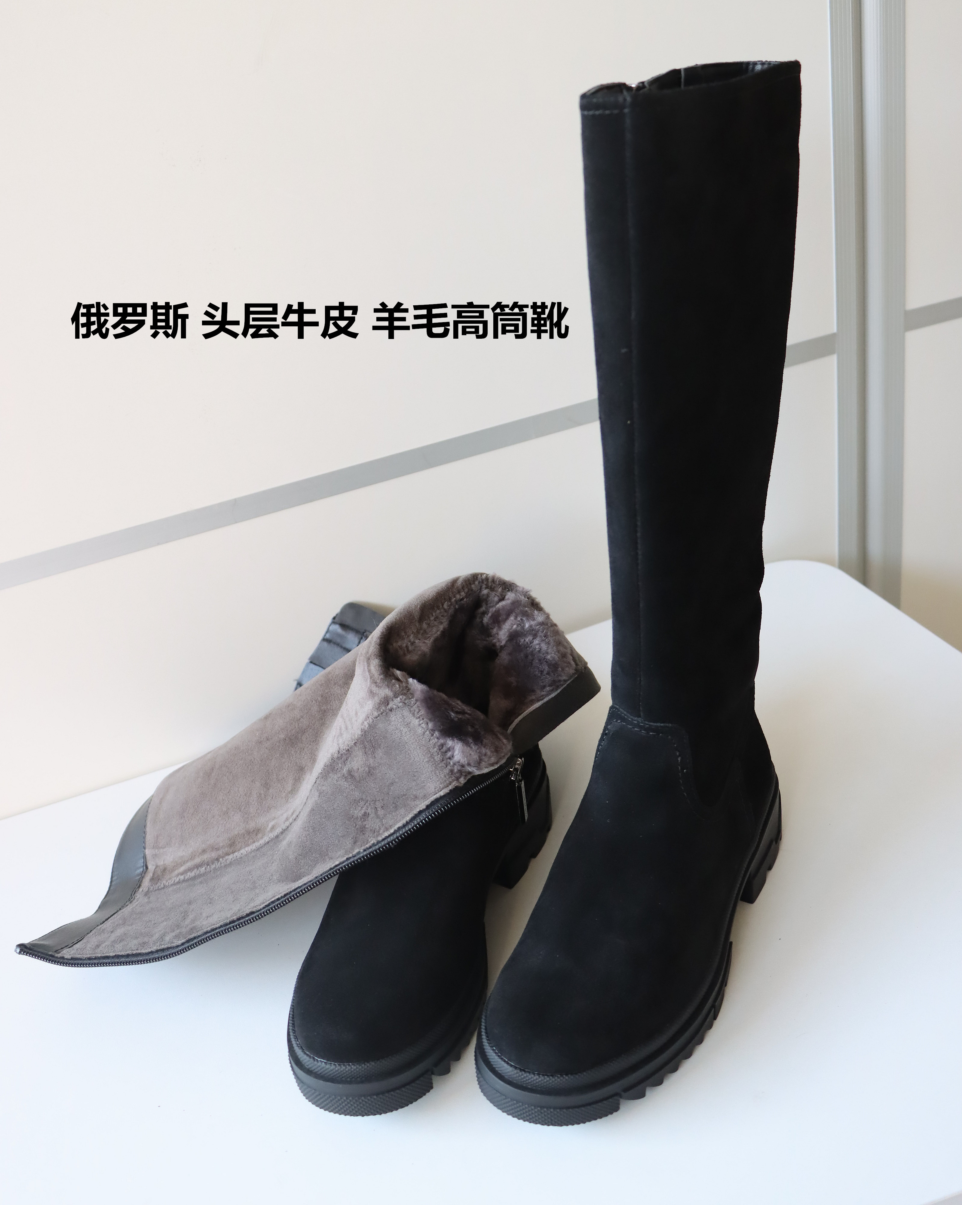 外贸棉鞋冬季大码女鞋休闲加绒保暖平底女鞋雪地靴女中筒女棉靴-Taobao