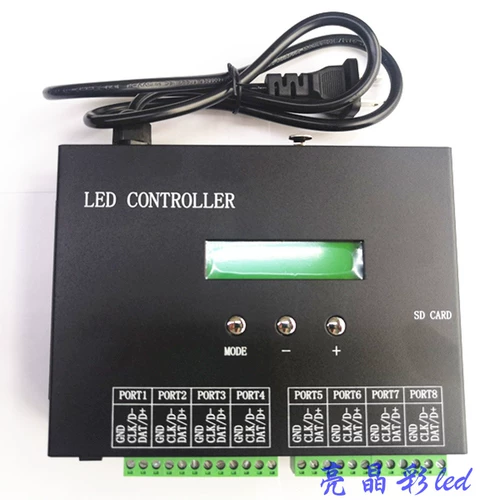 Консоль DMX512 Консоль -контроллер восемь Road Полноцветный светильник Контроль программирования. Подключение 512 световая консоль синхронный синхронный