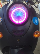 Phiên bản châu âu của con rùa nhỏ vua xe điện xe máy đèn pha lắp ráp đèn xenon Q5 ống kính kép mắt thiên thần mắt ma quỷ