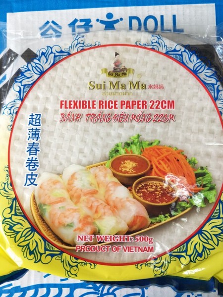 Вода мама тонкий вьетнам Пружинная рулона кожа 500 г сырой пищи пружинный ролл метра Бумага кожа кожа жареные бесплатная доставка