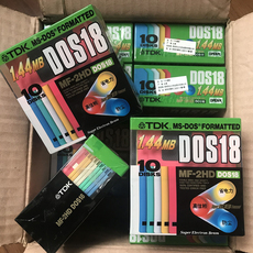 Дискеты 10片装 tdk dos18 3.5寸软盘 磁盘1.44mb
