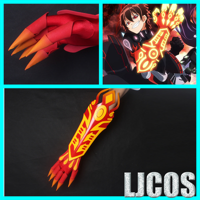 taobao agent 【LJCOS】 Double Star Yin Yang Shi Flame Hall of the Magic Hall, the arm transforms the armor COSPLAY prop