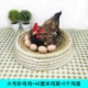 Mô phỏng gà mái trang trí động vật mẫu vật mô hình gà mái đẻ trứng siêu thị Meichen trang trí phòng khách hàng thủ công may mắn