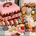 Cô gái cô gái bé chơi nhà bếp bánh nghiêm túc phù hợp với 2-3-4-5 năm món quà cũ đồ chơi trẻ em sinh nhật 6 Đồ chơi bằng gỗ