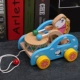 Trẻ sơ sinh và trẻ nhỏ chơi, động vật kéo walker 0-1-2-3 năm bé cũ tủy đồ chơi giáo dục xe tay