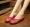 Dép Bắc Kinh cũ dép quốc gia thêu giày nữ dây vàng khóa bên ngoài mang dép gia đình gân dưới dép nửa - Dép