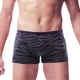 Quần đùi nam Boxer Tre sợi Boxer Boxer Fine Edge In Leopard Boxer Boxer Quần short thể thao thoáng khí - Nam giới