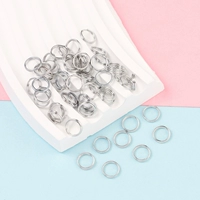 8 мм серебряный двойной круг 100