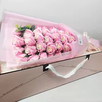 Trung Quốc Ngày Valentine Quà tặng Hoa cẩm chướng Bạn gái Sinh nhật Mô phỏng Xà phòng giả Xà phòng Hoa Hộp quà tặng Hoa hồng - Hoa nhân tạo / Cây / Trái cây cây xanh giả