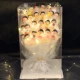 24 Прозрачная коробка Maruko теплый светлый стеклянная бумага