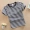 2017 trẻ em mới của ngắn tay T-Shirt boy sọc vòng cổ đáy áo bông mùa xuân và mùa hè màu xanh hải quân áo sơ mi mẫu áo vest nữ đẹp nhất 2020