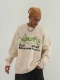 Звездные буквы Lazy Wind Sweater (абрикосовый цвет)