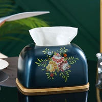 Nordic Creative Ceramics Paper Box Home Desktop Paper Box Ins Style Light Luxury и Simplocty Настольная бумага насос