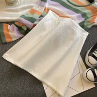 Летняя брендовая мини-юбка, 2020, европейский стиль, А-силуэт