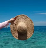 Lafite Grass Hat Женщина в летнем солнечном солнце, великие шляпы гранд -шляпы, карта женщины