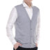 Trung niên len vest nam cardigan trung niên cộng với kích thước cashmere vest cha mặc áo len mỏng tuổi vest Dệt kim Vest