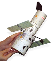 DIY tay lắp ráp ba chiều mô hình giấy không gian bên ngoài mô hình Hubble kính thiên văn đồ chơi 3D giấy khuôn origami mô hình robot bằng giấy