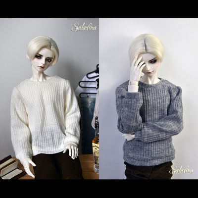 taobao agent Single -free SALA BJD doll clothes soft versatile round collar sweater can spell 3 points 7072 Uncle Zhuang