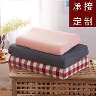 Mùa hè bông rửa bông Thái latex gối cotton 60x40 bộ nhớ pillowcase 50x30 pillowcase tùy chỉnh