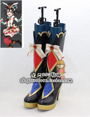 taobao agent LoveLive Wake -up Circus, Heni Jimi Fruit Bird, Bird Sea Painted COSPLAY Shoes COS Shoes High Heel Edition