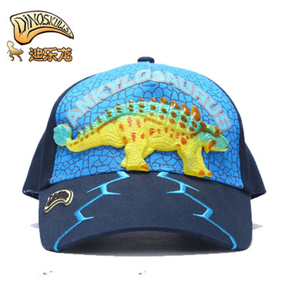Baolan Jialong CottonDinosaur hat Boy children Hat tide 2021 spring and autumn summer Treasure hat pure cotton Sun hat bonnet