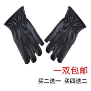 Vài mô hình nam giới và phụ nữ găng tay da mùa đông cưỡi ấm không thấm nước windproof cộng với nhung dày Hàn Quốc phiên bản của găng tay cưỡi