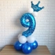 Синий номер 9
