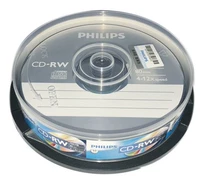 Philips может писать CD-RW может многократно писать CD Record Disk Disk Wipe CD 10 кусочков подлинного подлинного