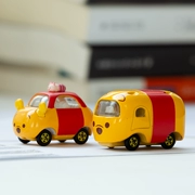 Winnie the Pooh xe đồ chơi hợp kim TSUM mô hình xe mini kim loại đồ trang trí winnie the pooh - Chế độ tĩnh