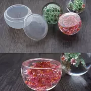 Crystal Epoxy Ball Planet Silicone Khuôn DIY Handmade Trang sức Quả cầu Hoa khô Cao Lens Bề mặt Silicone Khuôn - Tự làm khuôn nướng