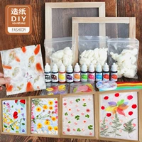 Cổ papermaking vật liệu gói trẻ em của diy handmade tái làm giấy hoa giấy bột giấy hộp bột giấy sáng tạo làm đồ chơi sáng tạo