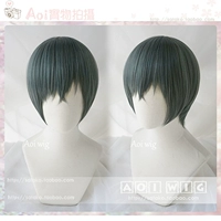 Aoi Cistp Cos Cos Wigs из черного дьякона Шире Домо -Хайвей с высоким уровнем шелкового косплея парик