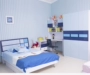 Đồ nội thất trẻ em cậu bé phòng ngủ bộ hoàn chỉnh đồ nội thất đơn giản màu xanh 1.2  1,5 m giường trẻ em sofa gỗ hiện đại