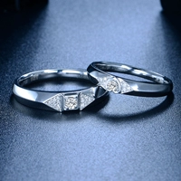 Платиновое натуральное обручальное кольцо для влюбленных, золото 750 пробы, сделано на заказ, платина 950 пробы
