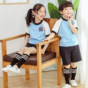 Trường mẫu giáo vườn dịch vụ mẫu giáo lớp dịch vụ trường học học sinh đồng phục trường học mùa hè bông cao đẳng tiếng anh hiệu suất gió quần áo tùy chỉnh