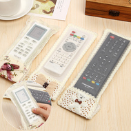 Dễ thương vải điều khiển từ xa bìa Gree điều hòa không khí âm nhạc TV kê điều khiển từ xa bảo vệ bìa bụi che trong suốt bìa