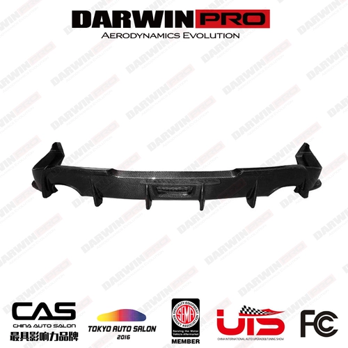 Darwinpro Infiniti G25 G35 G37 All -Carbon Fiber Shark Fin после окружения модифицированной задней губы