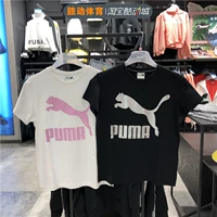 Áo puma nữ chính hãng 2019 mới thể thao thoáng khí thời trang in áo thun ngắn tay 579406-02 01 36 - Áo phông thể thao áo ba lỗ tập gym nữ