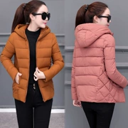 Quần áo mùa thu 2018 Hàn Quốc phiên bản áo khoác cotton mỏng chống mùa mới dành cho nữ ngắn xuống áo khoác cotton thời trang hoang dã