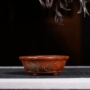 Sớm màu tím cát lọ hoa thịt mini lọ hoa Cộng Hòa của Trung Quốc handmade các đối tượng cũ sưu tầm cổ đặc biệt đồ gốm đất sét