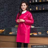 Кожаная средняя сумка розовая красная крышка