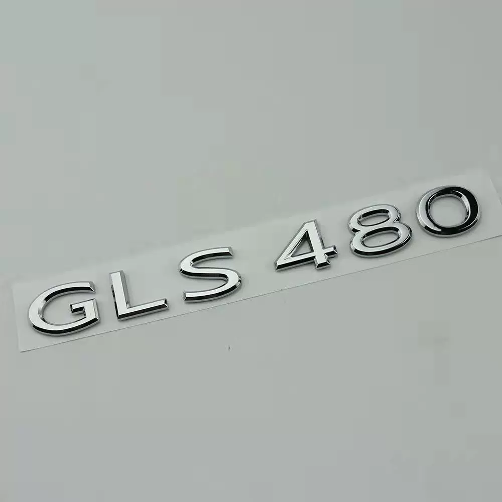 lô gô các hãng xe oto Mercedes -Benz Maybach Car Logo S480 S450 Logo GLS480 GLS600 Nhãn nhãn dọc gốc biểu tượng xe ô tô tem dán sườn xe ô to 7 chỗ 