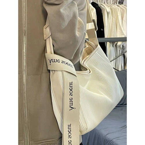 Сумка через плечо, вместительная и большая универсальная сумка на одно плечо, сумка подмышку, из натуральной кожи