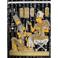 Spot египетский магазин покупателей древний египетская роспись картина бумага красочное золото