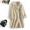 01 [chống mùa sale] vòng pocket tinh khiết khóa handmade Albaka alpaca hai mặt coat 9015