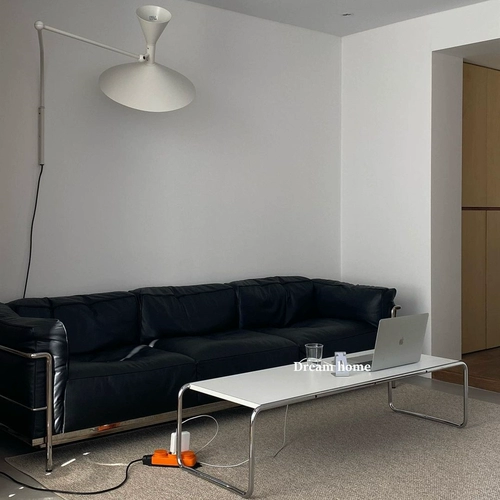 Dream Home Baohos Средний стиль простые современные гостиные студии ins blogger тот же кожаный диван