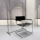 Мечта дома средневековья г -н Стул Стул из нержавеющей стали Стул Труба Современный простой базовый музей Баухаус