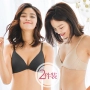 2 mảnh đồ lót gợi cảm không có vòng thép bra bra phần mỏng ngực lớn ngực nhỏ ánh sáng không có dấu vết kích thước lớn do lot nu