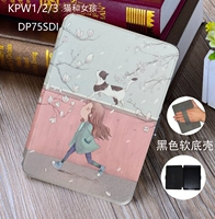 KPW1/2/3 кошки и девушки (мягкая раковина черного дна)